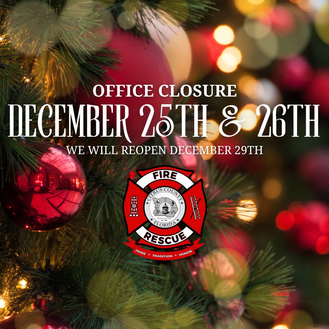 Our offices will be closed Dec 25–26 for Christmas.

Crews remain on shift 24/7.

Business hours resume Dec 29.