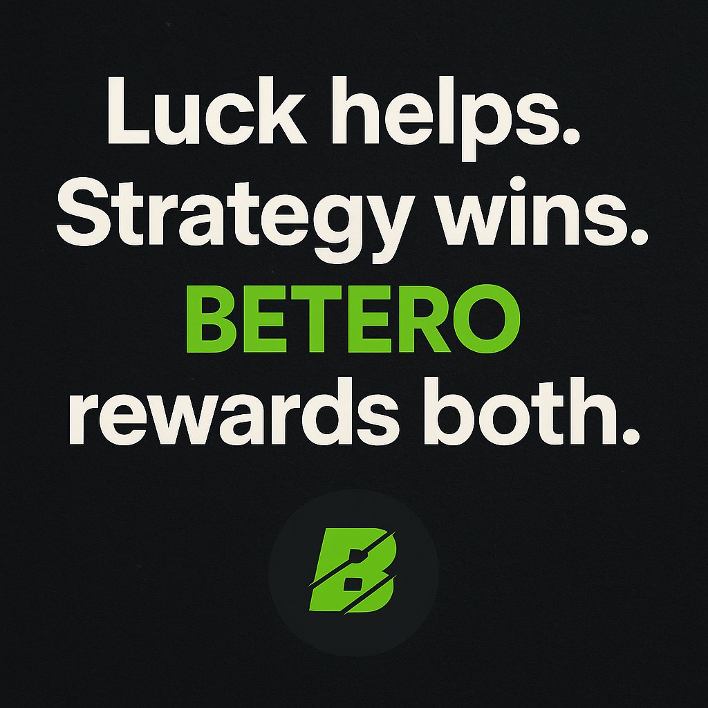 Beterocoin's tweet image. Luck helps.
Strategy wins.
BETERO rewards both.