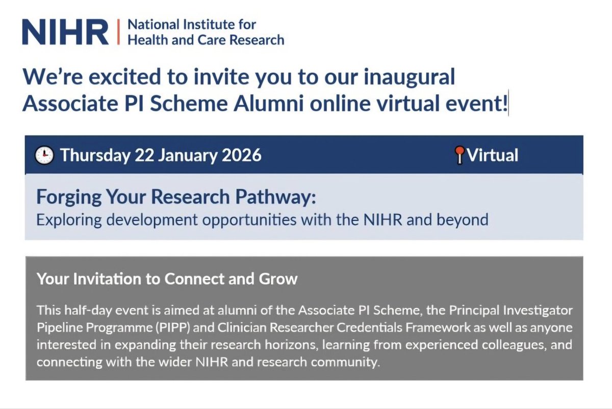 NIHR Research Support Service (RSS) tweet media