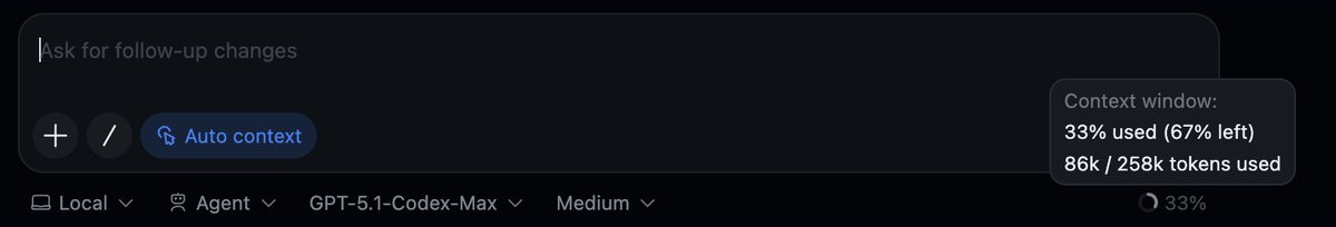 pappapez's tweet image. The Codex plugin for @code is pretty sweet. Especially as I can use it with my Copilot plan without any config. I wish Copilot made it this easy to keep track of the context window usage.
