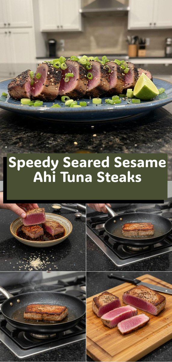 grandmabites1's tweet image. "tweet": "Craving a fancy dinner without the fuss? ✨ These quick seared ahi tuna steaks with a rich soy-sesame glaze are ready in minutes! Get the recipe now and treat yourself. 🤤 #recipe #ahituna #quickdinner"

grandmabites.com/recipes/ahi-tu…