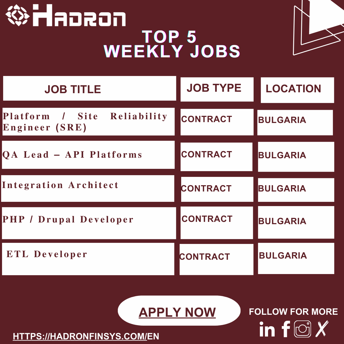 HadronTalent tweet picture