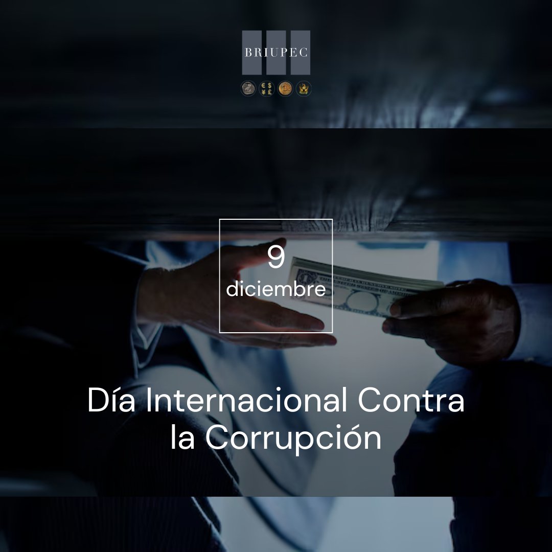 briupec_c's tweet photo. En Briupec conmemoramos el Día Internacional contra la Corrupción, reafirmando nuestro compromiso con la transparencia y la integridad.

Nuestro país enfrenta retos significativos en esta materia, y es responsabilidad de todos fortalecer la confianza y las instituciones. https://t.co/2CDgUYxUWT