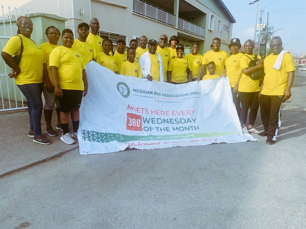Stepping out for wellness with the NBA Surulere Branch! 🤝 We at Neimeth(manufacturers of NCP) were thrilled to sponsor today's fantastic Health Walk. Loved seeing all that community energy
​Thanks for organizing a great event
​#NBASurulere #WellnessSponsor #Community #neimethplc