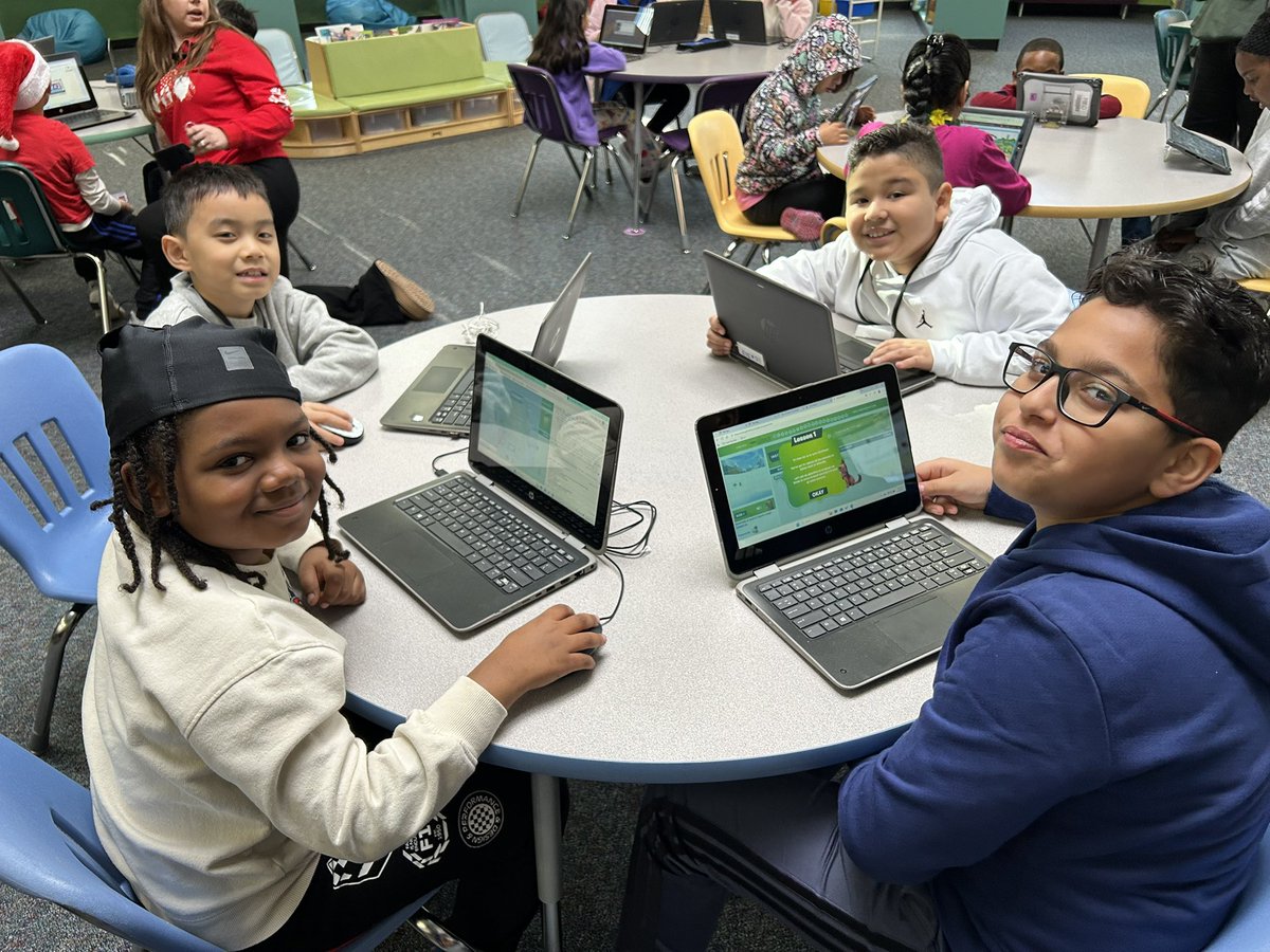 adam_stephens's tweet image. Students from @LCELibrary and across @FortBendISD are all experiencing the #hourofcode this week and are having a blast! @codeorg