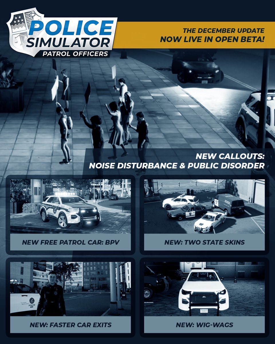 Police Simulator tweet media