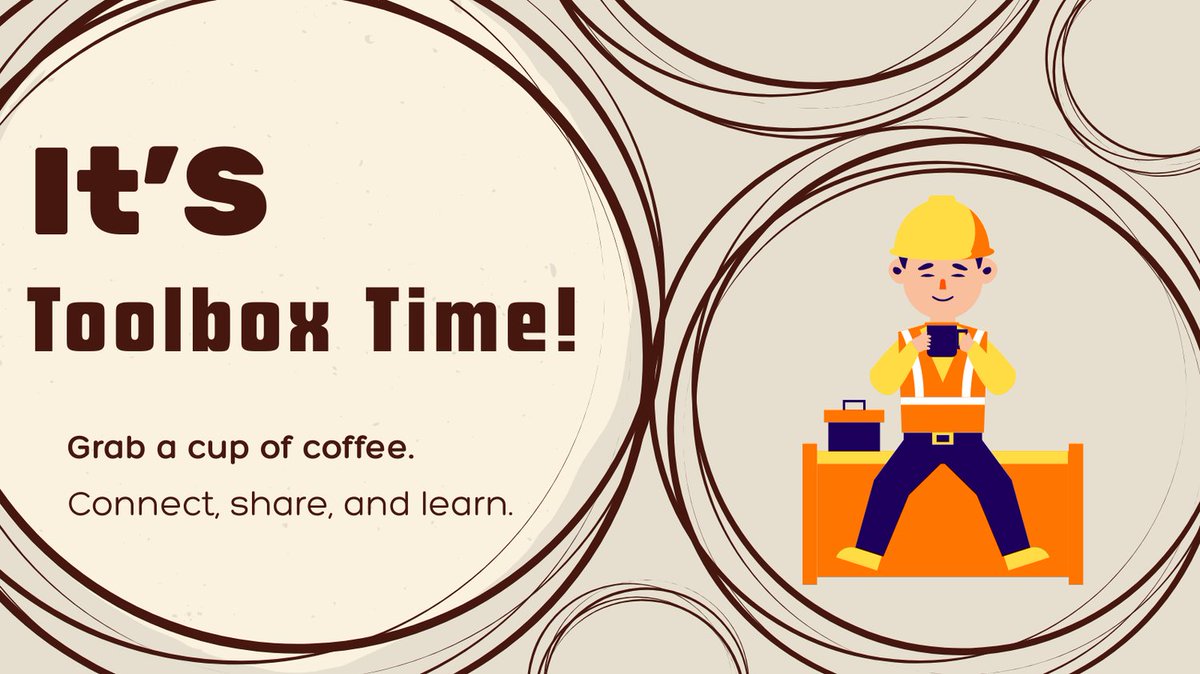 Before the tools hit the ground, take a moment for the toolbox talks that keep the site aligned, the crew focused, and the workday safer from start to finish. #Safety1st  #toolboxtalks