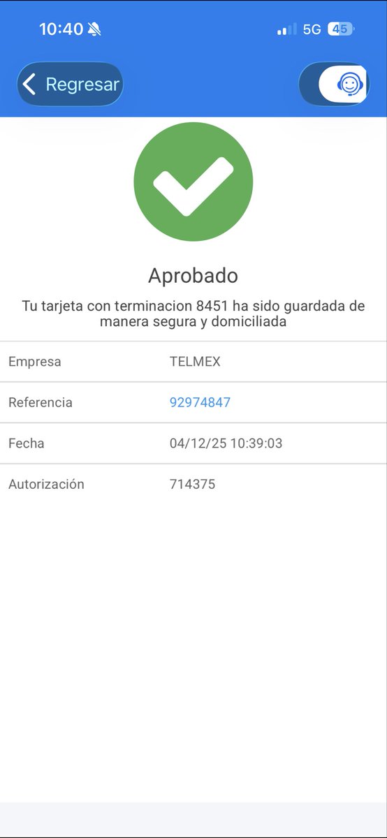 ElAndrusss's tweet photo. @Profeco Necesito ayuda e intervención con @TELMEXSoluciona @Telmex ya que desde el día jueves no tengo servicio por un adeudo (adeudo YA cubierto) a día de hoy no cuento con servicio. Necesito ayuda, ¿qué y cómo me pueden ayudar? De antemano, Gracias. https://t.co/2ZHJXGMyUA