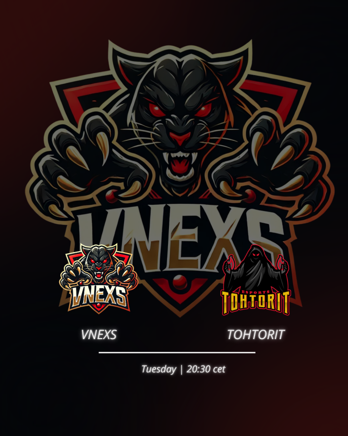 🏆 ECL’ 26: Winter Elite
⚔️ vNexs Elite vs Tohtorit
⏰ 20:30 CET
📺 twitch.tv/borjee__
