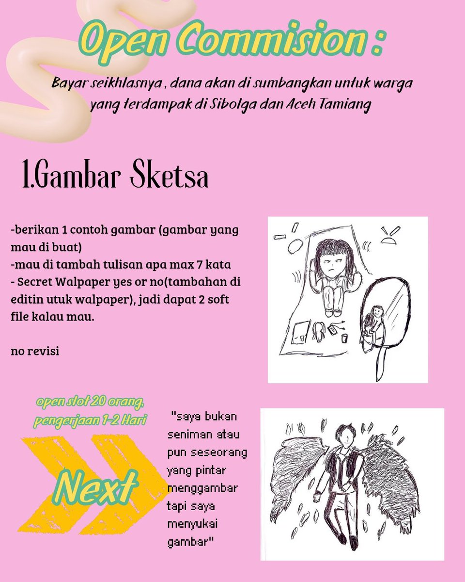 Yusha1271511's tweet photo. #opencommissions #saveindonesia #savesumatera #saveaceh 

Aku bukan seorang artist/creator profesional, aku hanya seorang pemula yang benar-benar pemula, Aku sangat sedih karena musibah yang terjadi akhir-akhir ini juga menimpa teman-temanku https://t.co/Pic2hp7hSz