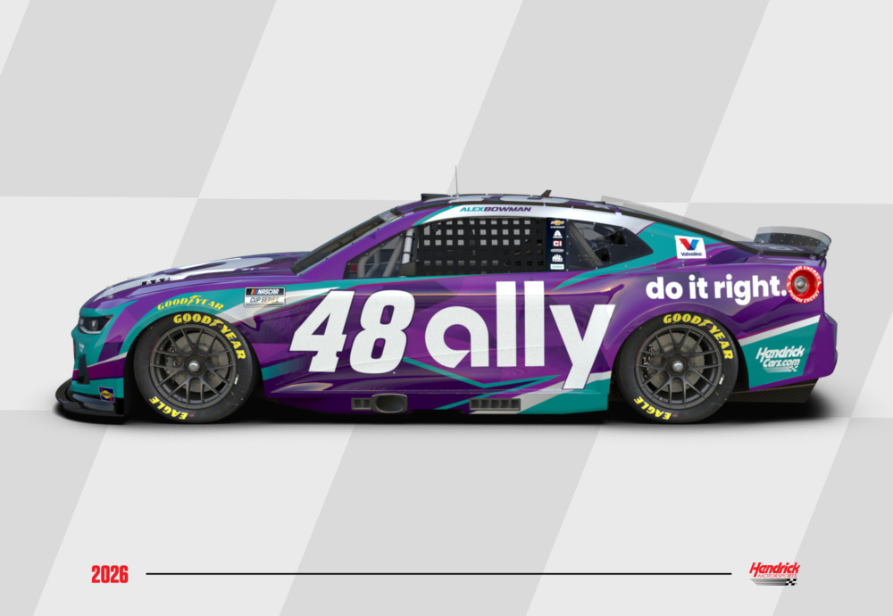A new look for a great ally! Take a look at <a href="/allyracing/">Ally Racing</a>’s paint scheme for 2026.  

Full gallery: bit.ly/44jfEO5