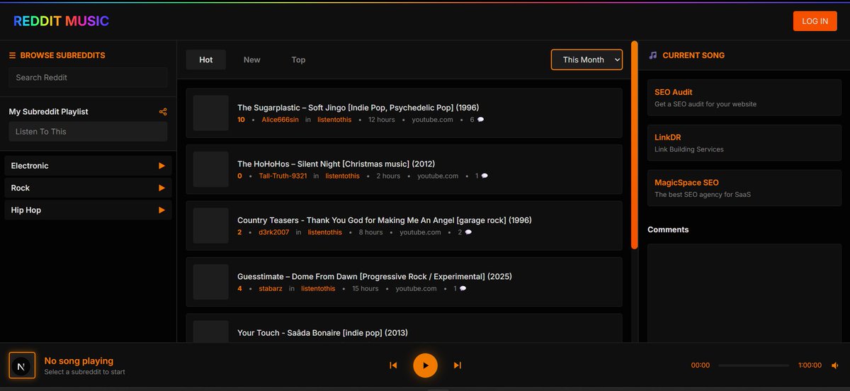 Coding_Sage's tweet image. I just created this UI in Next Js!

Tomorrow I will be working on Reddit API Integration!

I&apos;m not doing it for bounty this concept and project looks cool so started working on it directly!

Can you suggest me improvements for the UI though I wanna make it more good and clean!