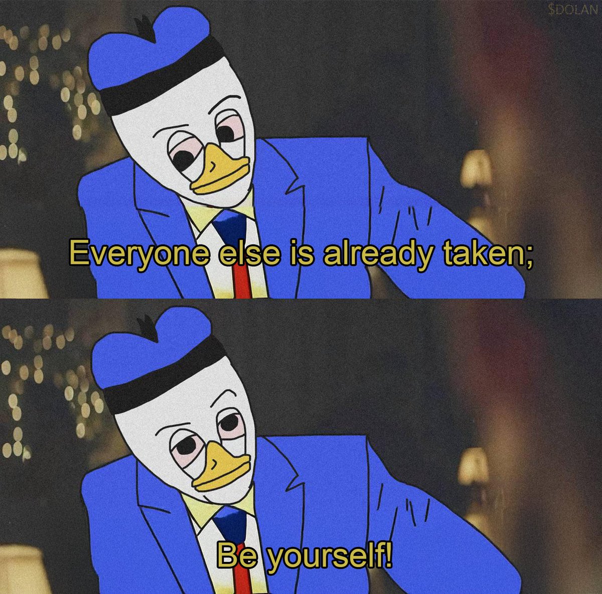 Day 308 of sharing wisdum from the ducc 🦆 
$DOLAN