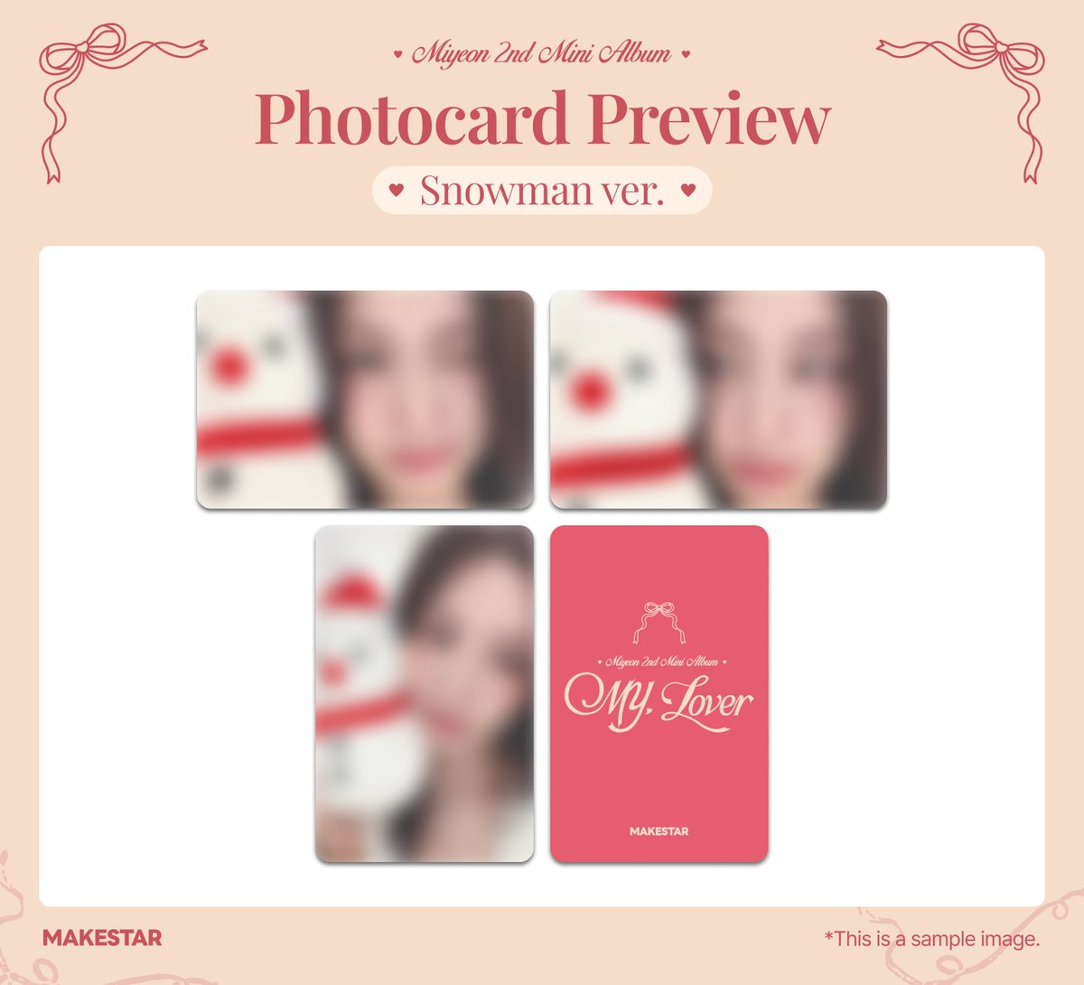 韓国対面サイン会&ヨントン] #MIYEON 2nd Mini Album [MY, Lover] 通常