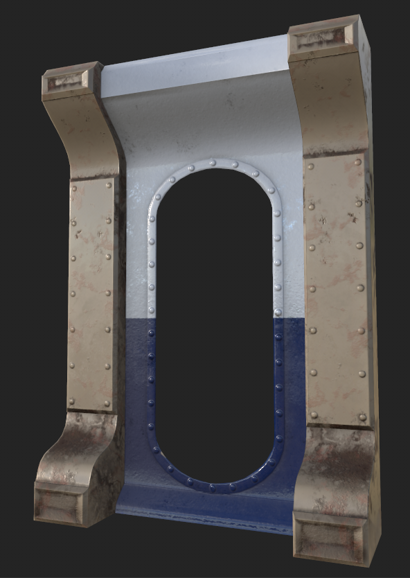 _habalon's tweet photo. New push for the project🎮
We've completely changed the steampunk style and are now focusing on something more realistic and industrial.
We have the modules baked and all that's left is to add the assets to the scene.🛠️
#Blender #Substance #Enviro #Modularity #Bake #3DGame https://t.co/VKGCGWBy33