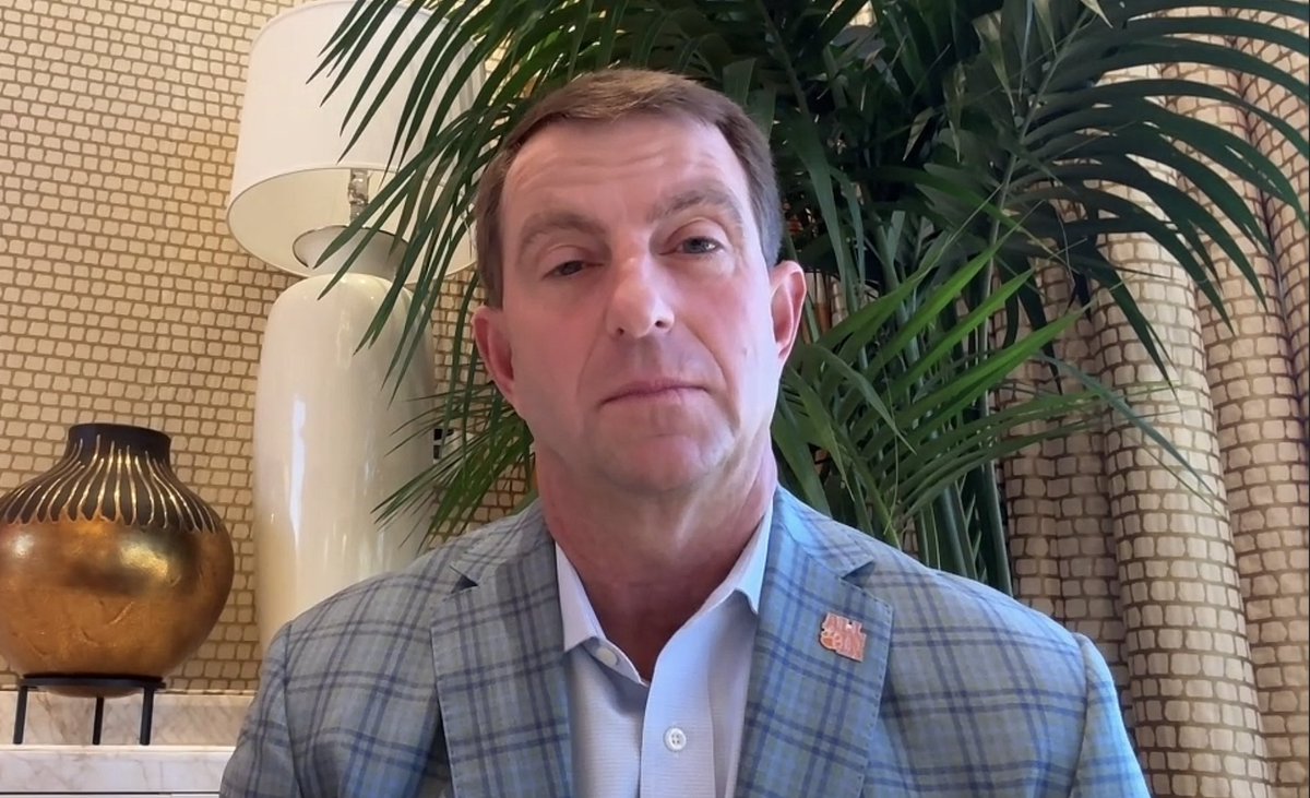 "What you've seen at Penn State is the character of their program, the character of their players, because they've continued to battle ... I think that's a great reflection of who coach Smith is and the job that he's done."

- Dabo Swinney