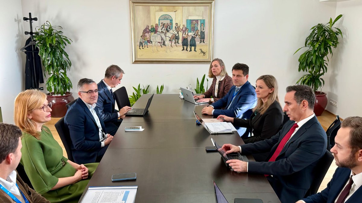 NicDamianou's tweet photo. Constructive bilateral meetings in the context of today's #COMPET Council with #EU Commissioner for Startups, Research and Innovation @EZaharievaEU and EU Commissioner for #Defence and #Space, @KubiliusA, as we intensify preparations for 🇨🇾Cyprus’ upcoming Presidency of the Council of the European Union.

We look forward to continuing our productive and forward-looking partnership as we work together to promote scientific excellence, accelerate innovation, and drive Europe’s #research, #innovation and #space ambitions forward.🤝

#CY2026EU