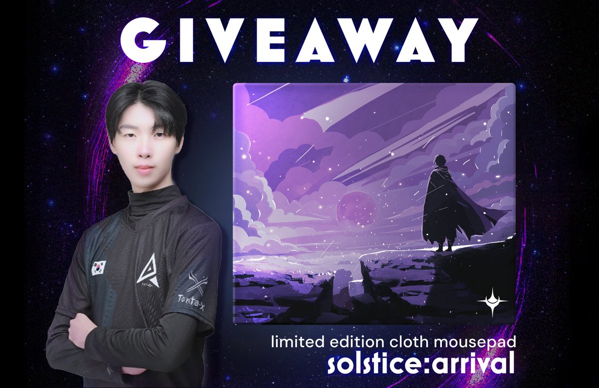 ICARUS x Solstice GIVEAWAY!

🌌Arrival - 500 Limited edition mousepad
🌐For worldwide

☑️ Follow <a href="/ICARUS_AIM/">ICARUS🪽</a> &amp; <a href="/solsticepads/">Solstice</a> 
☑️ Like &amp; Repost 
☑️ Tag a friend

⏳Winner will be announced in 10 days

#Battlefield6 #ApexLegends #VALORANT #cs2