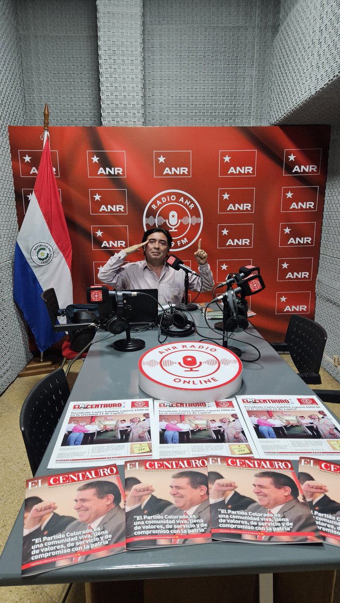 ANR TE ESCUCHA, edición martes. 
🎙️Conduce: Fernando Ruiz Díaz. 
⭕#EnVivo por la 89.9 FM Radio ANR y a través de la anr.org.py/anr-radio/ 
📲WhatsApp: (0982) 100 663