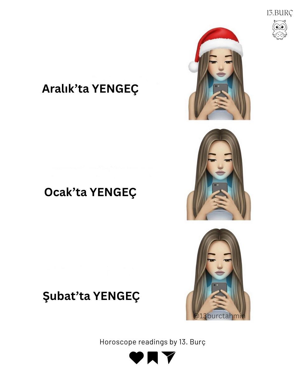 YENGEÇ: Aralık - Ocak - Şubat ✨