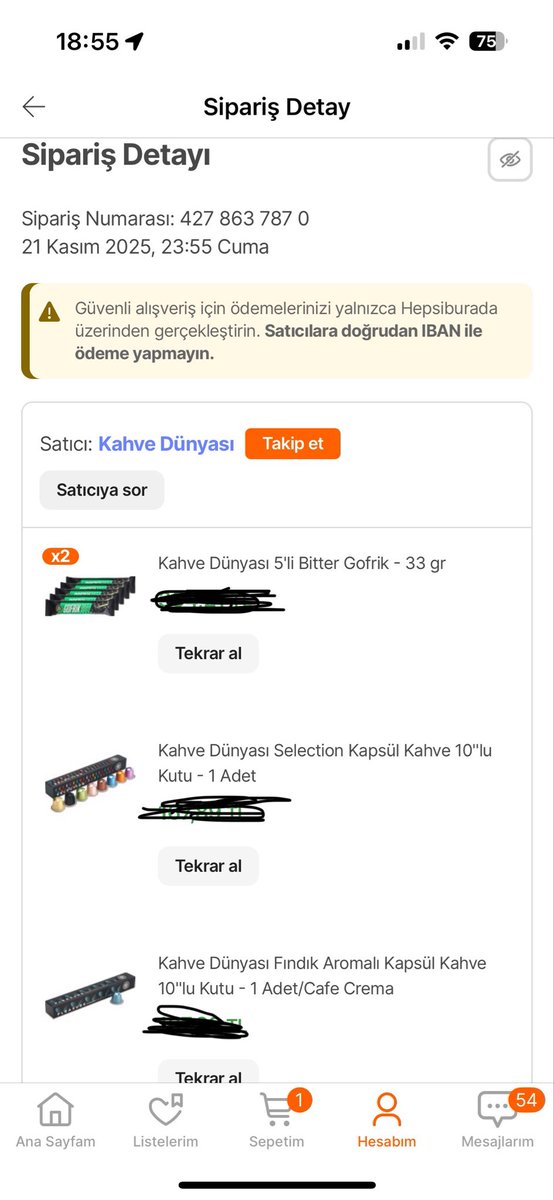 ESRALI_'s tweet photo. Neredeyse 1 ay oldu sipariş vereli, ne zaman göndermeyi planlıyorsunuz ya da var mı böyle bir planınız ? @hepsiburada 
@kahvedunyasi https://t.co/GWEi00E7RT