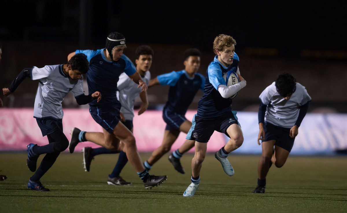 habsboys's tweet photo. Our first Under the Lights event was full of energy, talent and Habs spirit! Elin (13 JJM/SN) sealed a lacrosse win in the final seconds, our U18 and U15 rugby teams performed brilliantly and our dance teams lit up the interval with dynamic routines. 🥍🏉 Well done, everyone! https://t.co/oXeLDN45pK
