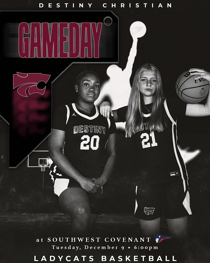 pjs_printing's tweet photo. GAMEDAY! 🏀🔥 The Destiny Christian Ladycats hit the court tonight! Let’s bring the energy and handle business. 📍 [Location] ⏰ [Time] 🏆 Ladycats vs. [Opponent] 💙😼 #LadycatsHoops #GamedayReady #FearTheLadycats https://t.co/olK0LEelGK