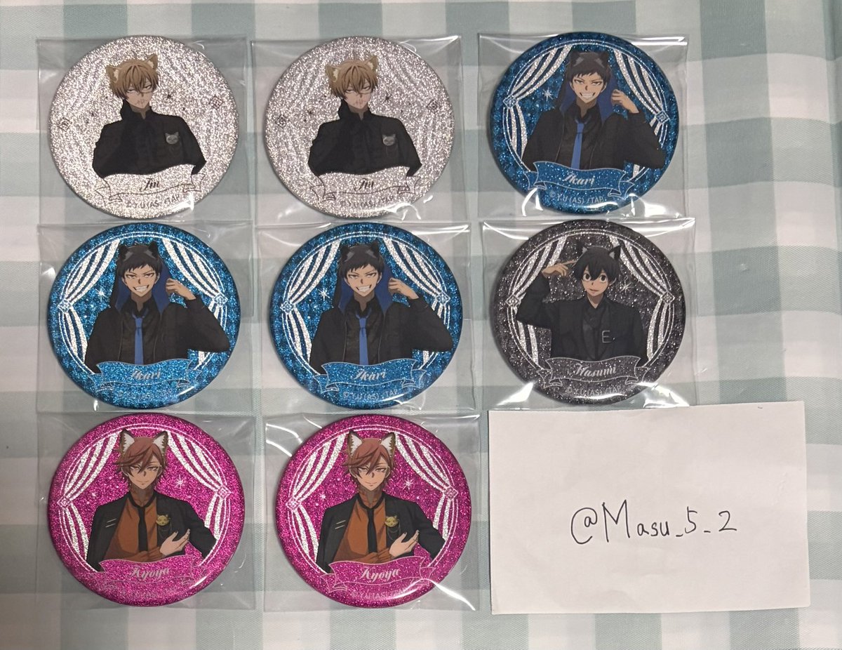 交換 】 桃源暗鬼 缶バッジ グリッター ケモ耳ゴシックパーティー 譲