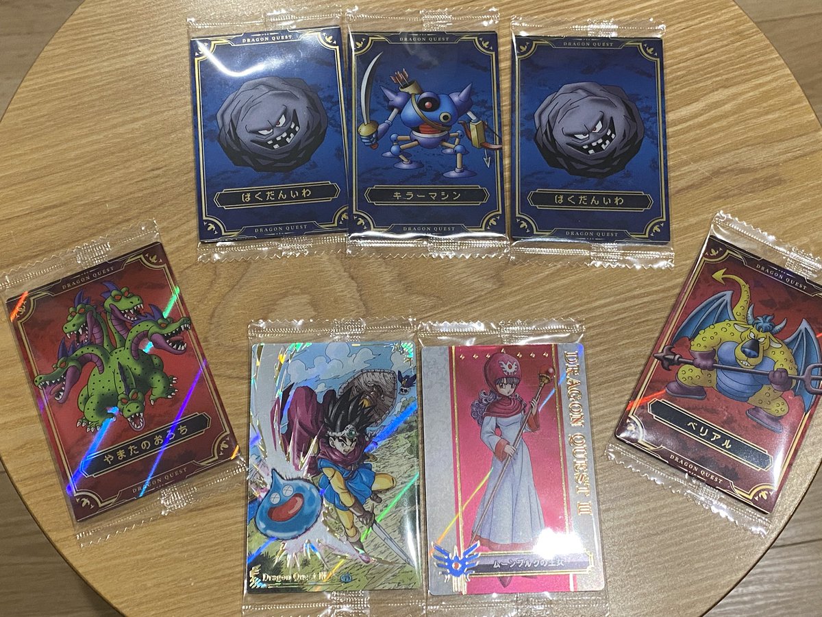 配信終了🌸 メン限にて買って来たドラクエのウェハースを開封したよ