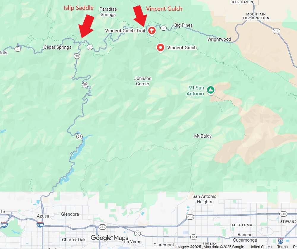 🚧 ANGELES CREST HIGHWAY 🚧 

State Route 2 will be closed in both directions from Islip Saddle (postmile 64.1) to Vincent Gulch (PM 74.7) from 9 AM to 2 PM on Friday 12/12 for rock removal &amp; guardrail repair.
