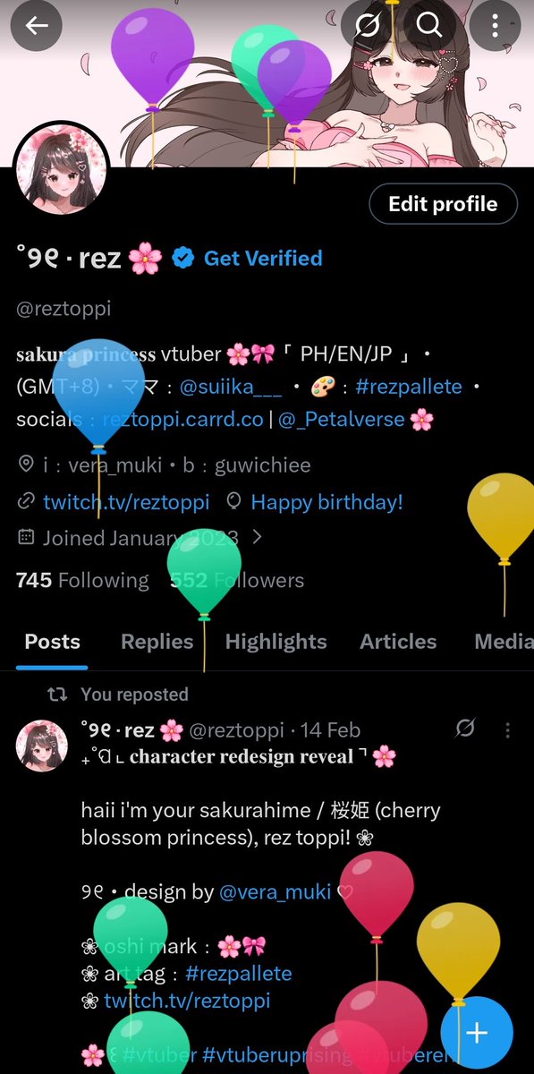˚୨୧ ‧ rez 🌸 tweet media
