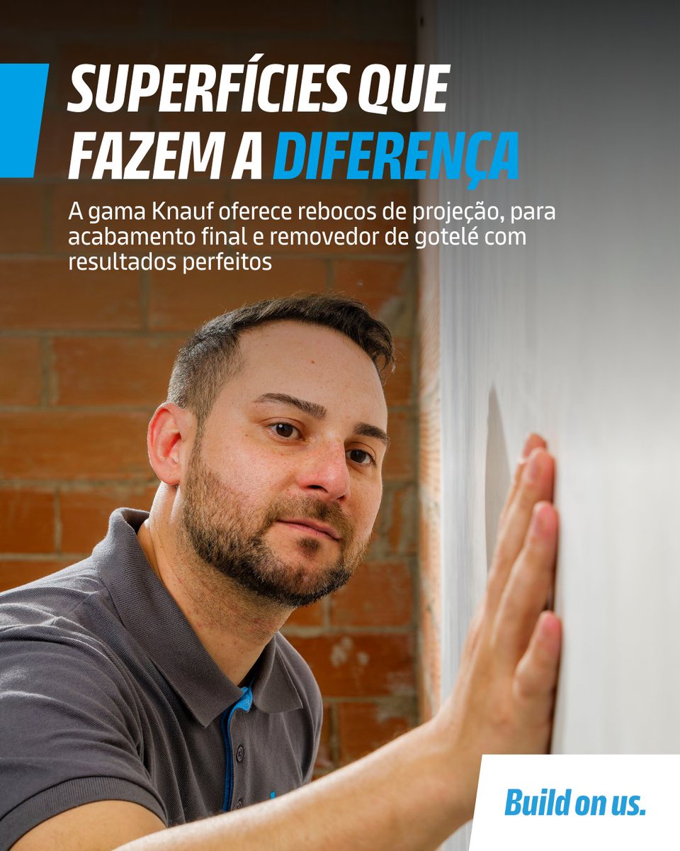 knauf_pt's tweet photo. Os rebocos Knauf oferecem superfícies lisas, resistentes e saudáveis, graças à base de gesso que regula a humidade, melhora o conforto interior e proporciona proteção contra o fogo.

Dentro da gama, cada solução é concebida para um tipo de trabalho:

🔸 MP 75 L — Projeção monocapa que oferece um acabamento liso e resistente com apenas um produto.
🔸 Rotband Passiv — Melhora a estanqueidade do revestimento com grande aderência e acabamento homogéneo.
🔸 Proyek — Reboco leve com perlita: maior rendimento e melhores propriedades térmicas e acústicas.
🔸 Renove / Renove 4H — Solução rápida para cobrir gotelé e nivelar superfícies rugosas. Aplicação manual ou Airless.
🔸 Fino — Acabamento premium para acabamentos lisos, rápidos e da máxima qualidade.

Uma gama completa para qualquer projeto de interiores: mais rendimento, melhor acabamento e um conforto superior.

Descobre qual é o mais adequado para o teu projeto: https://t.co/IZGFHxiKAT

#KnaufReformas #RebocosKnauf #AcabamentosProfissionais #Construção #Renovações #BuildOnUs