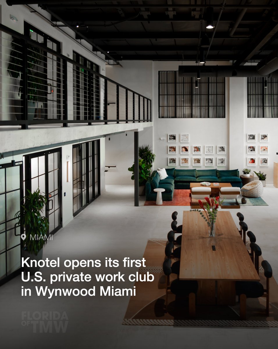 Knotel has officially unveiled its first hospitality-driven Work Club in the U.S. with a flagship opening at Wyncatcher in Wynwood.