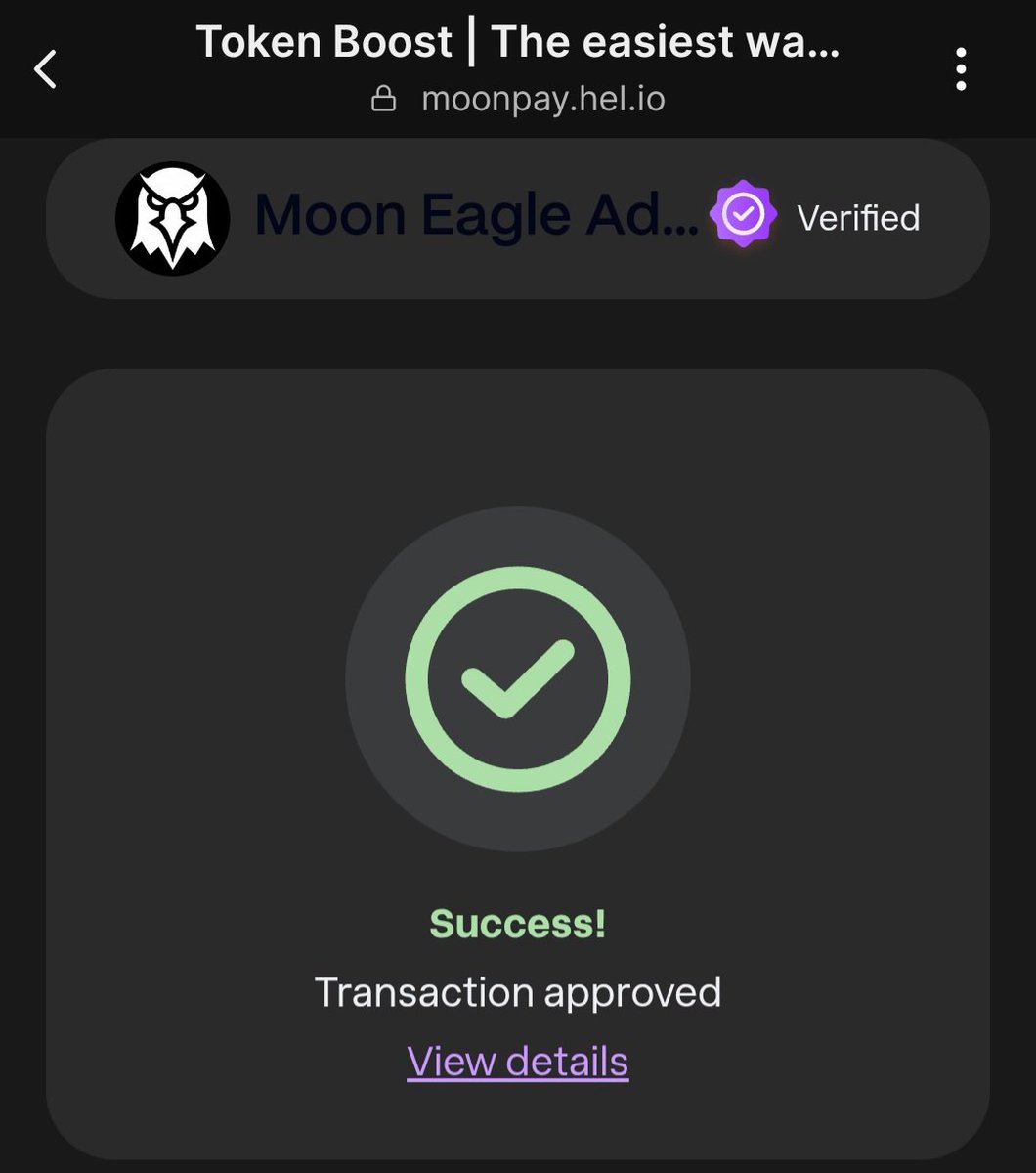 Just paid a boost with my wallet that receive the creator fees
