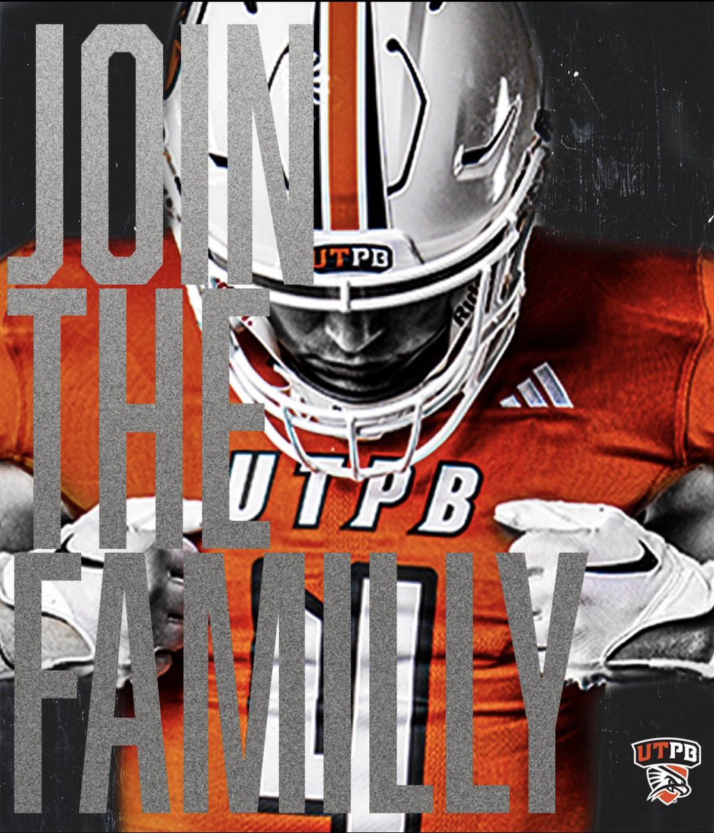 After a Great conversation with <a href="/CoachJm0/">Coach Jmo</a>, I’m Blessed to Receive Another Offer from <a href="/UTPBFootball/">UTPB Football</a> 🟠⚪️