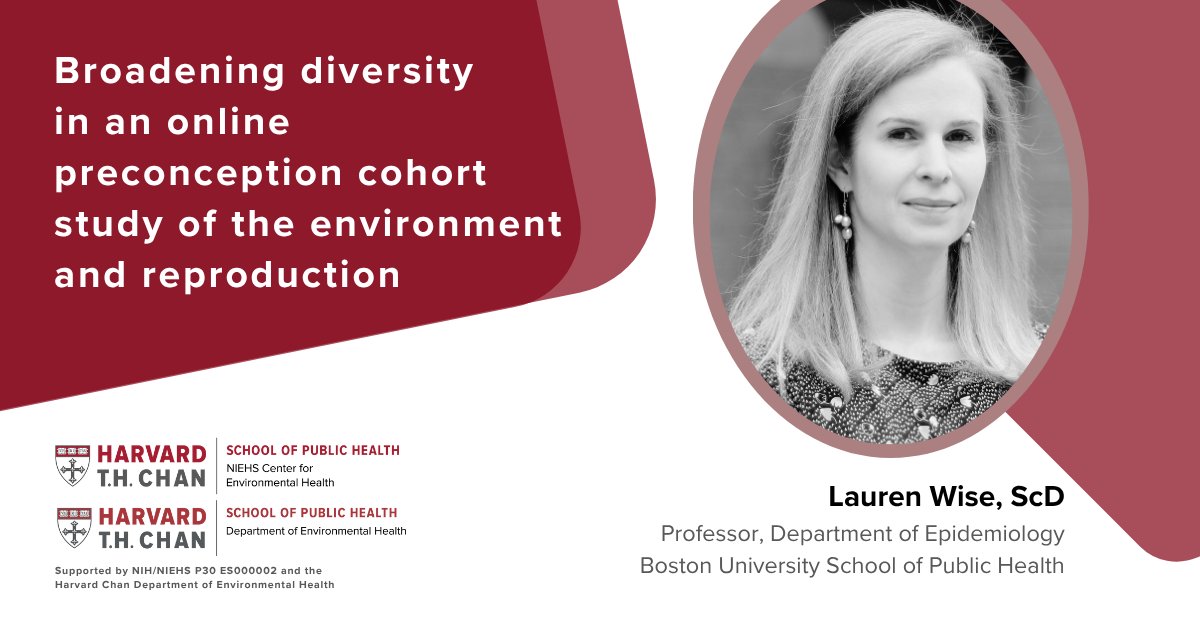 Harvard Chan NIEHS Center for Environmental Health tweet media