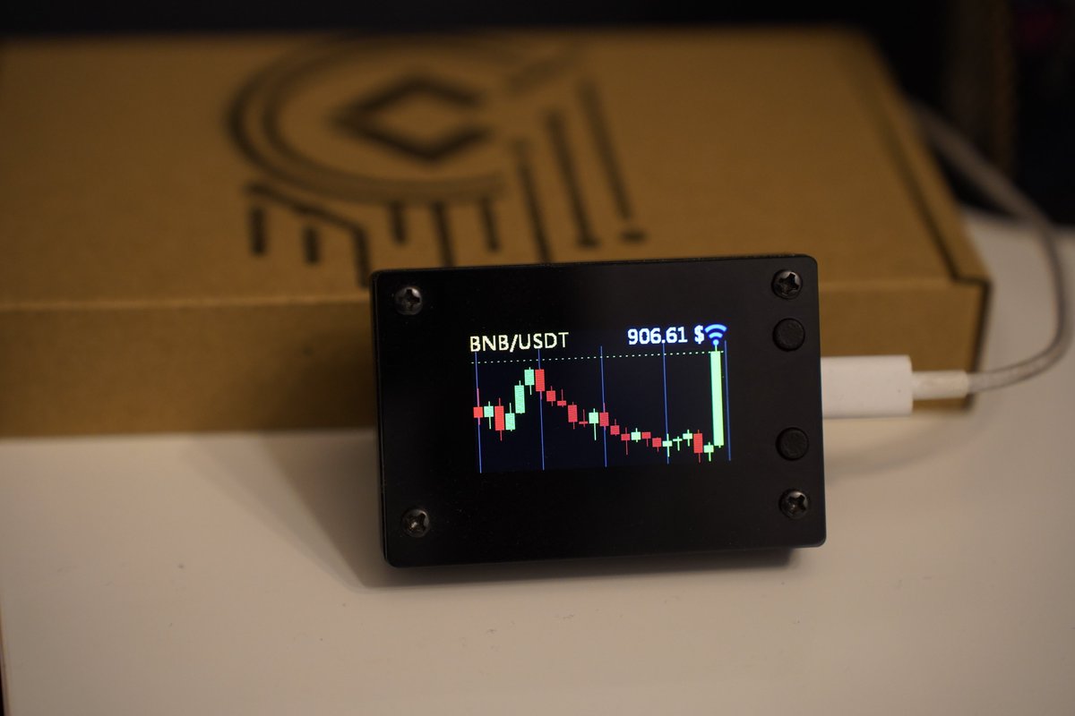 CrypToyTicker's tweet photo. I just love this feeling.
BTC, ETH, XRP, BNB and SOL all pumping hard today 💚🚀
Watch it live on 👉 https://t.co/GyN9NeJG15
#CrypToy #crypto #bitcoin #ethereum #solana #bullrun #cryptoticker #iot #esp32 #tech https://t.co/LMGh9HCzTR