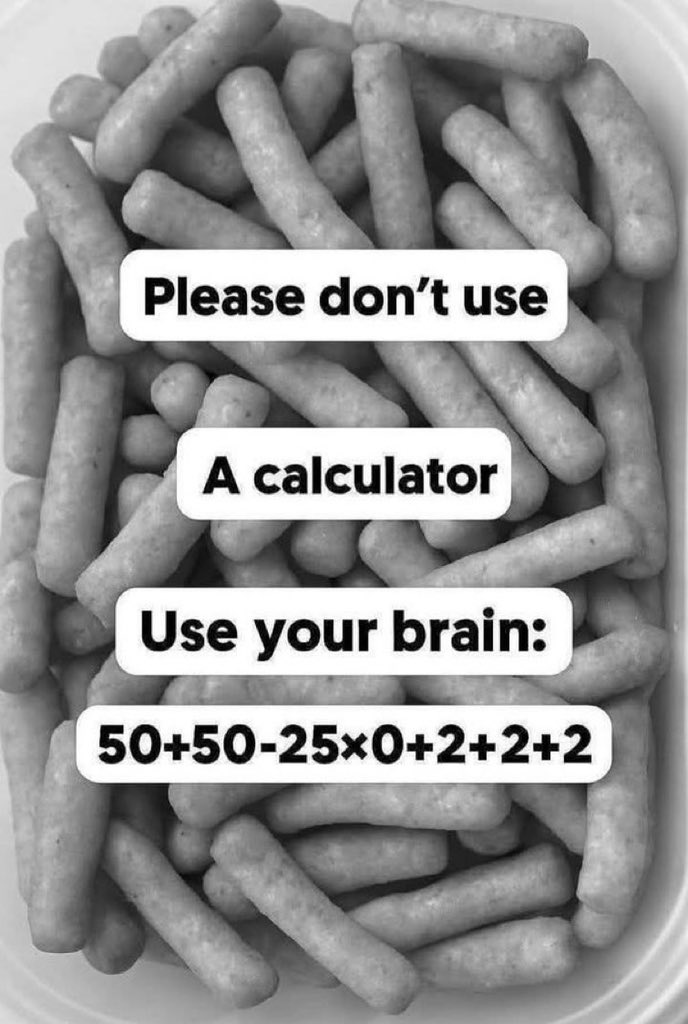 code_with_emmy's tweet image. Please don’t use a calculator 

What’s the Correct Answer