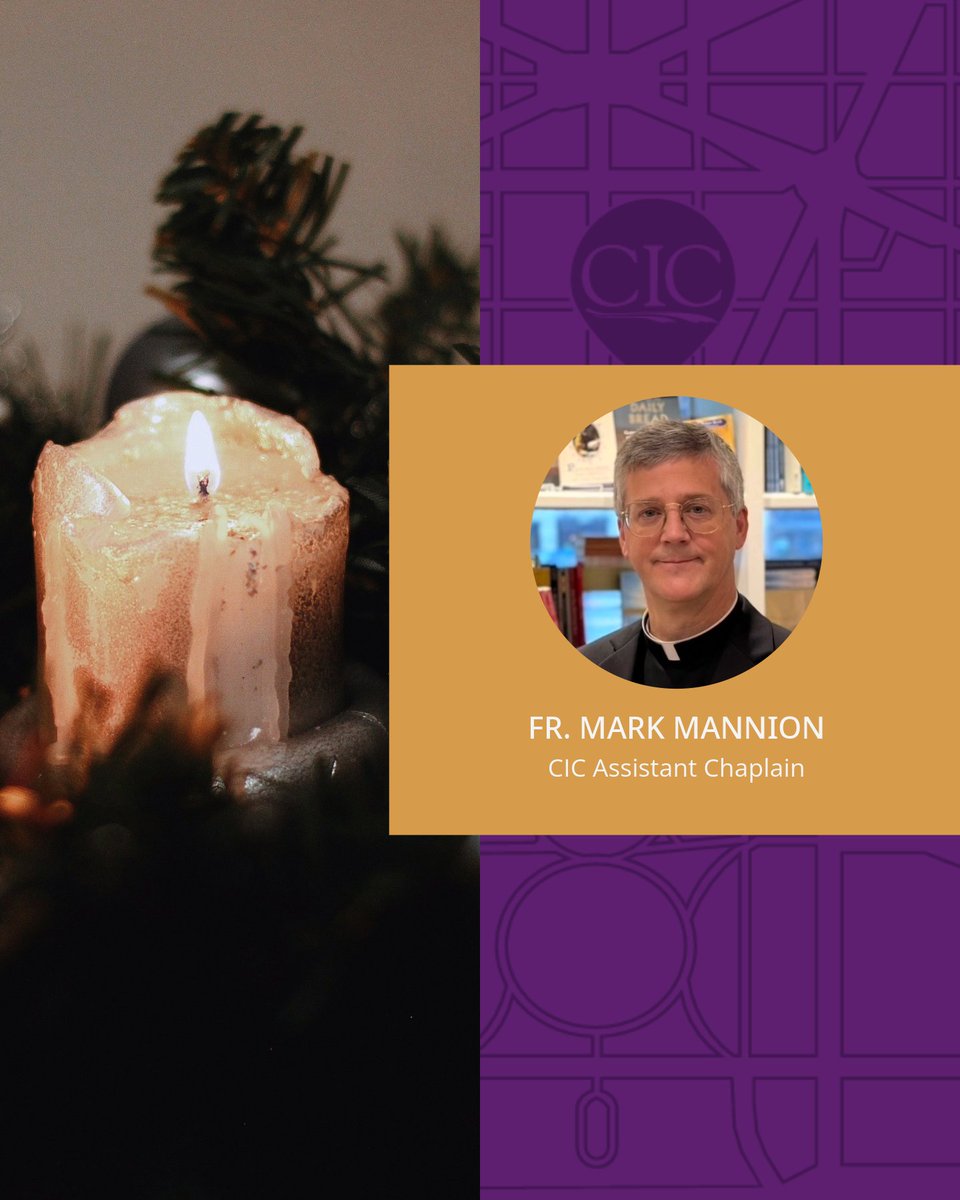CICDC's tweet image. Join CIC Assistant Chaplain Fr. Mark Mannion for our Advent Mini-Retreat on Saturday, December 13. Advent invites us to begin again, entering a season of preparation for Christ’s coming.

RSVP here: loom.ly/xaNAk7Q