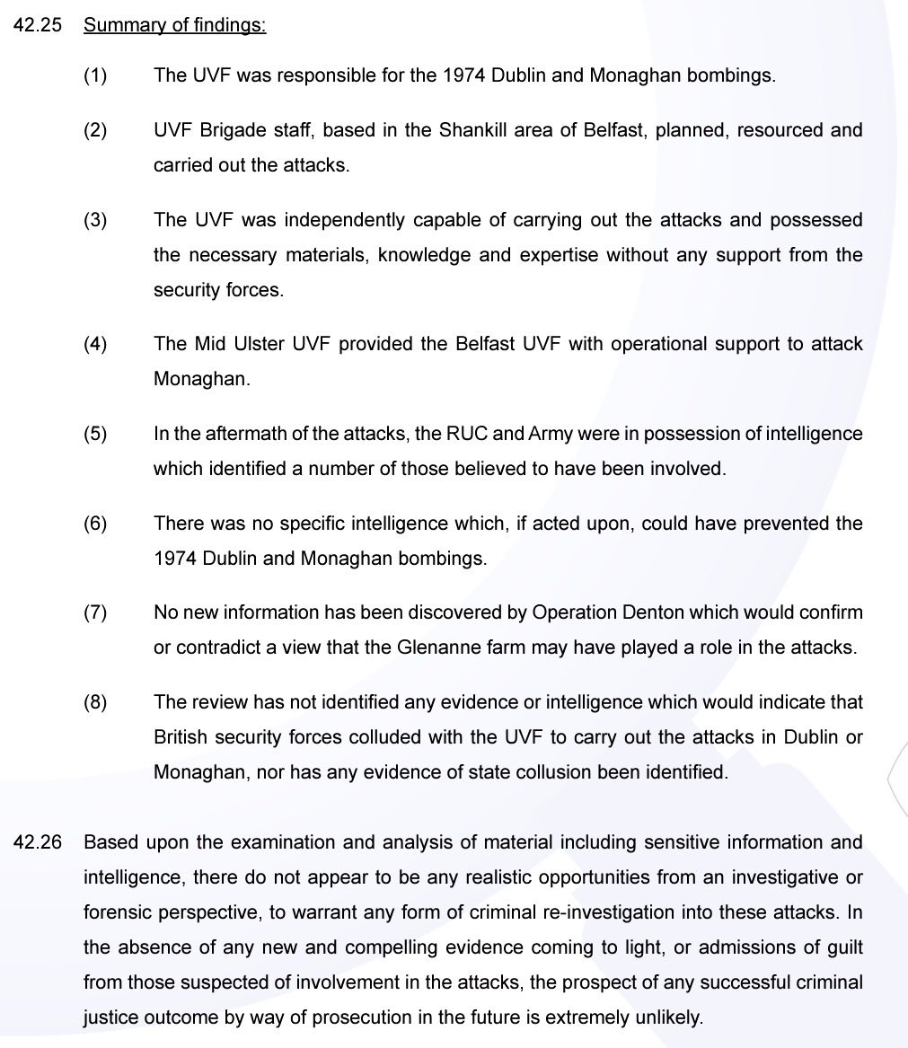 UlsterWillFight's tweet image. The nefarious myth, contrived and driven by Republicans, finally crumbles. 

There was NO COLLUSION!

The ‘Glenanne Gang’ NEVER EXISTED! 

There are red faces in many quarters today…