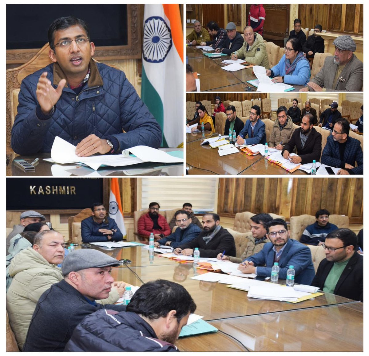 diprjk's tweet image. Divisional Commissioner Kashmir, Anshul Garg, reviewed ATRs on stray animal management in line with Supreme Court directions. He called for constitution of SPCAs, directed departments to enhance fencing, nominate nodal officers, launch IEC campaigns on dog-bite first aid, ensure…