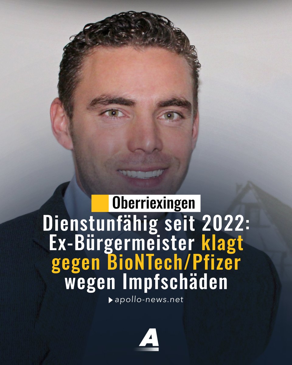Der ehemalige Bürgermeister Frank Wittendorfer klagt vor dem Landgericht gegen einen Impfstoffhersteller. Wegen einer schweren Autoimmunreaktion nach einer Impfung wurde er dienstunfähig und musste seinen Job aufgeben.
apollo-news.net/dienstunfaehig…