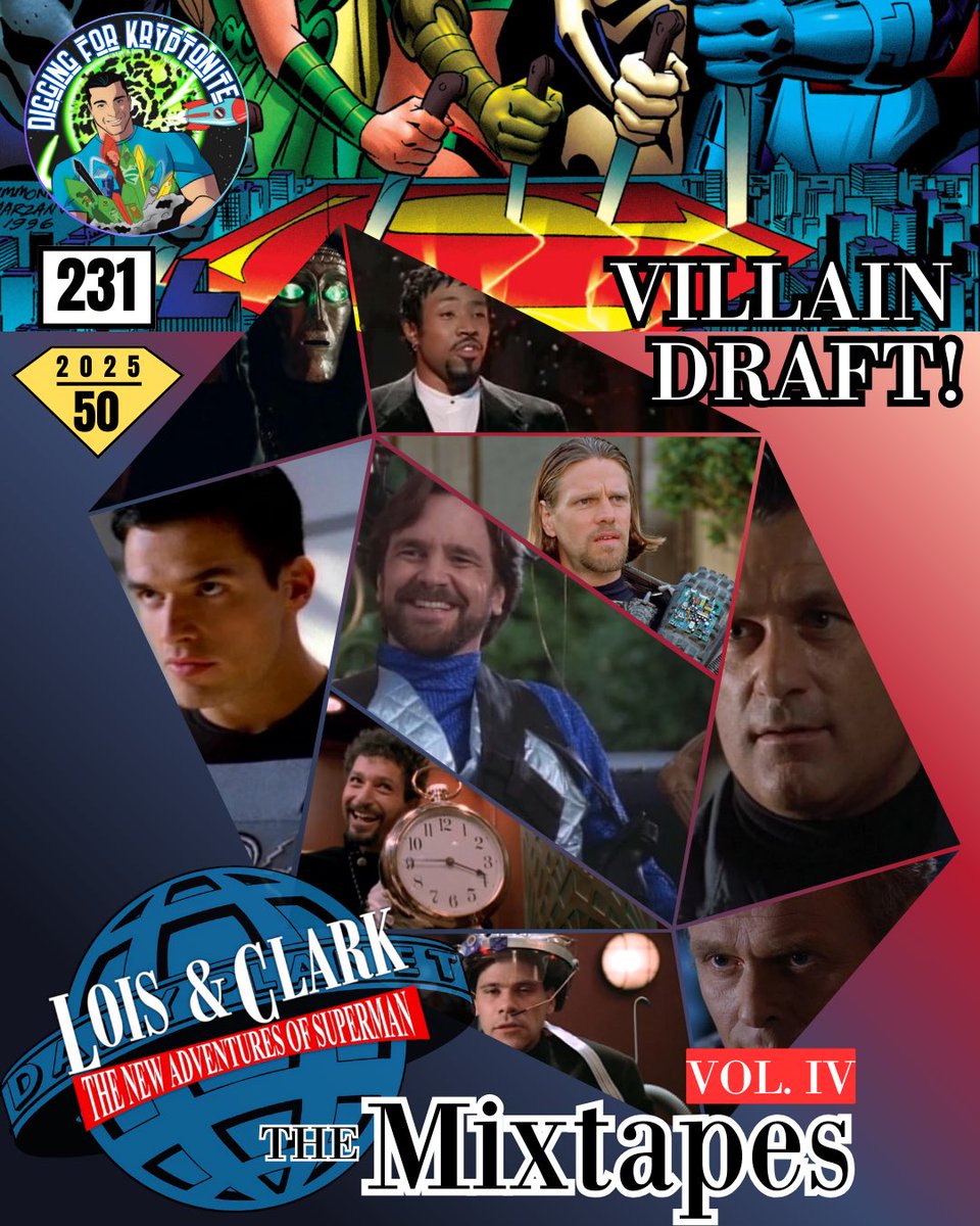 ⚔️ It’s time for the ultimate LOIS &amp; CLARK villain draft! Rob from <a href="/allstarsuperpod/">All Star Superfan Podcast</a> &amp; <a href="/crfuchs7/">Chris Fuchs</a> from <a href="/alwaystarwars/">Always Hold On To Star Wars</a> join me for 6 rounds of villain selection as we compete to build the best Superman Revenge Squad. Tempus, Trask, Lord Nor, &amp; many MORE are on the table. 🎧 NOW!