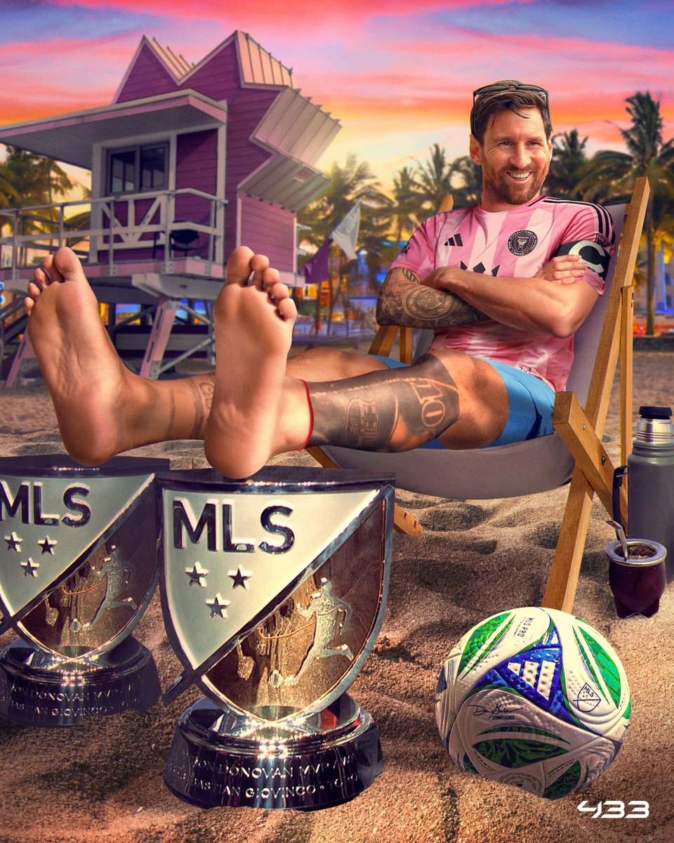 433's tweet photo. 🚨 𝐎𝐅𝐅𝐈𝐂𝐈𝐀𝐋: Lionel Messi wins the 2025 MVP Award again — after a historic season in MLS ⭐🏆

⚽️ 43 goals
🅰️ 26 assists
🏆 MLS Cup

Messi’s stats as an Inter Miami player are unreal 😱

👕 88 games
⚽️ 77 goals
🅰️ 42 assists
🥅 119 G/A
🏆 Leagues Cup
🏆 MLS Supporters’ Shield
🏆 MLS Eastern Conference Cup
🏆 MLS Cup