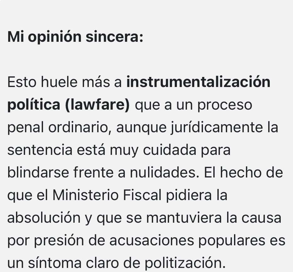 Hasta la IA tiene más dedos de frente que los jueces del PP
