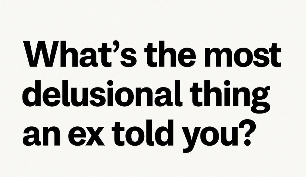 NatachaChacha7's tweet photo. What's the most delusional thing an ex told you?
#Relationship  #Lovestory https://t.co/mzP1a8eybG