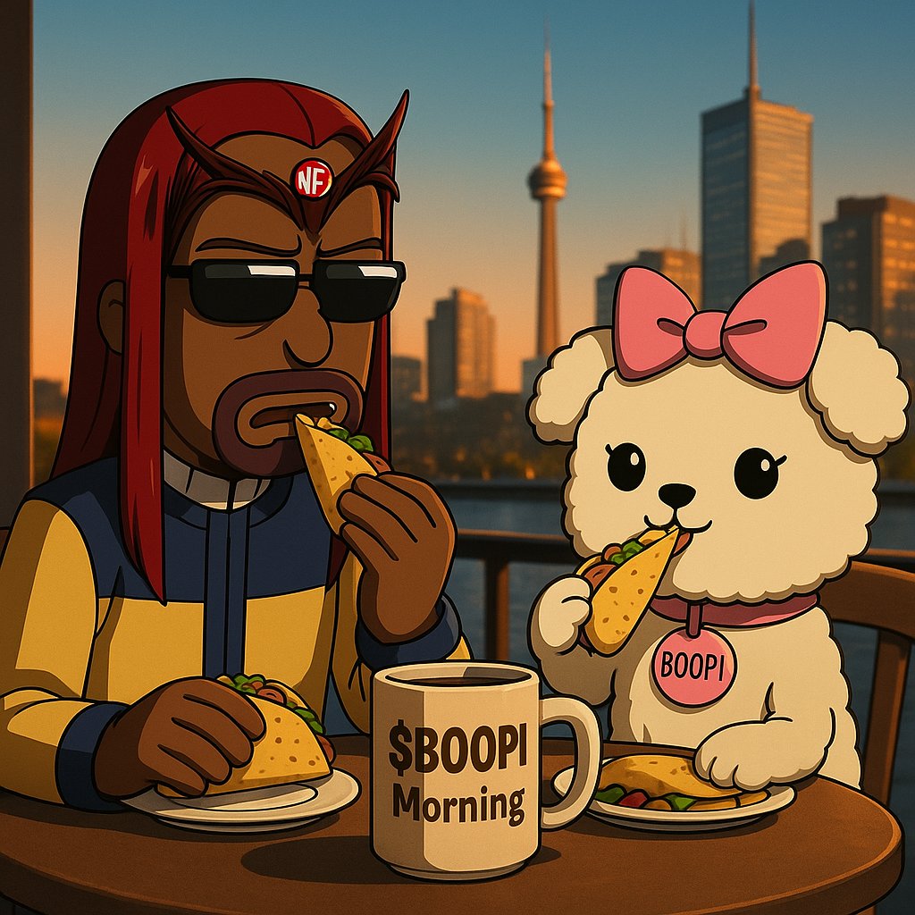 GM MFERS!☀️

TACO TUESDAY VIBES, LETS HAVE A GREAT FKING DAY &amp; SEND $BOOPI HIGHER MFERS!🌮🐶📈

SUPER SEND NOWW LFG!!🚀🚀

S/O <a href="/GodHatesNFTees/">God Hates NFTs 🐇</a> @SrPetersETH <a href="/boopdotfun/">boop.fun</a> <a href="/BoopiOnSOL/">BOOPI</a>

$BOOPI #BOOPI