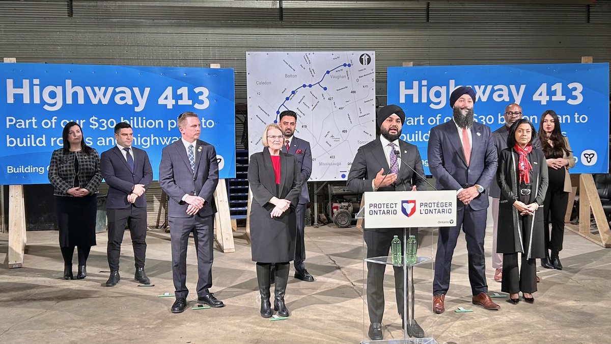 _RCCAO's tweet image. Today’s news caps off a year of progress on legislative, regulatory, and tendering preparatory work by the province to advance building Highway 413 and bring much needed critical #infrastructure to one of the fastest growing regions of the province.
news.ontario.ca/en/release/100…