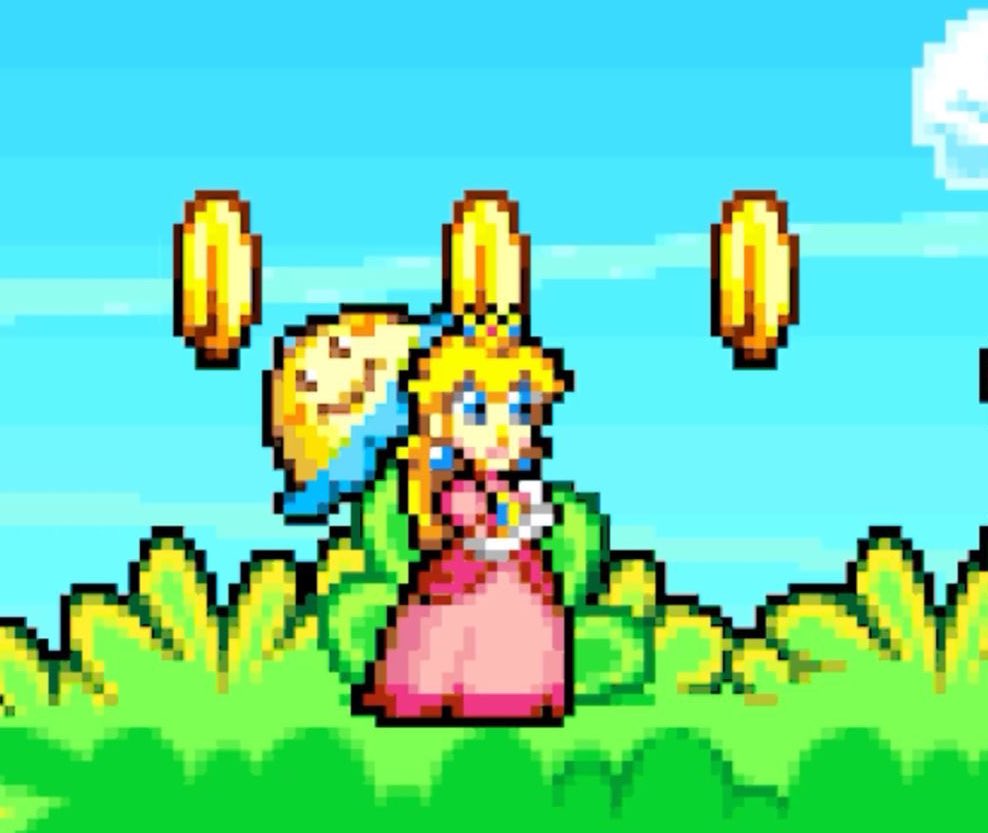 PeachyStormie's tweet image. The sprite work in Super Princess Peach is actually so good, I love all the detail they put into it
