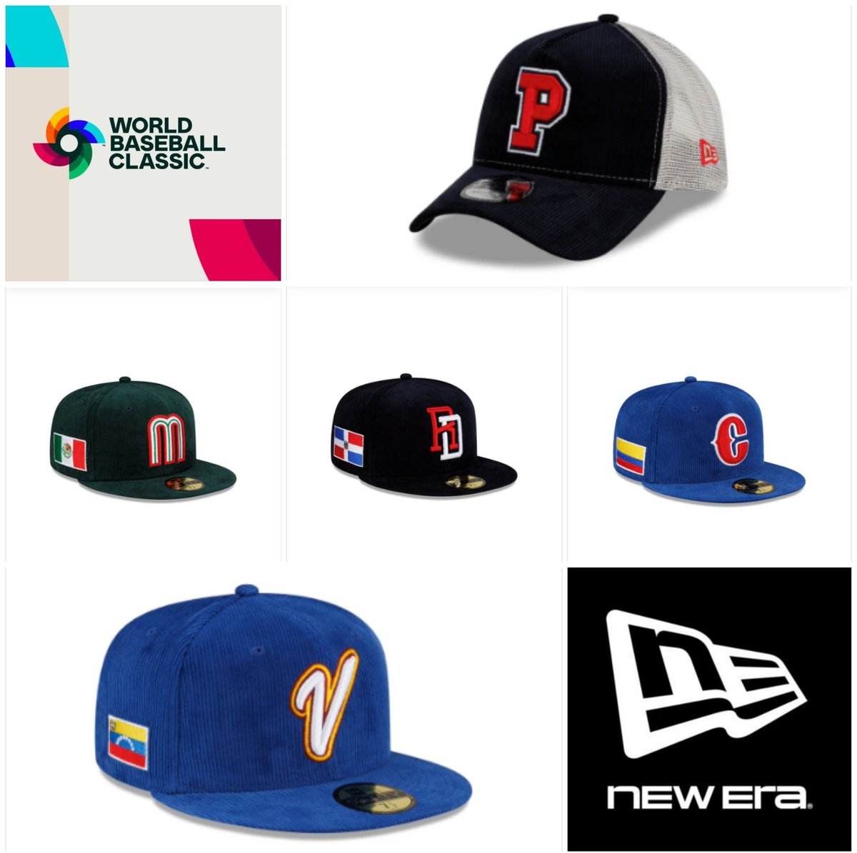 Souvenirs Oficial del Clásico Mundial de Béisbol. 
<a href="/WBCBaseball/">World Baseball Classic</a> × <a href="/NewEraCap/">New Era Cap</a>  
Compra aquí: 
neweracap.com/collections/wo…